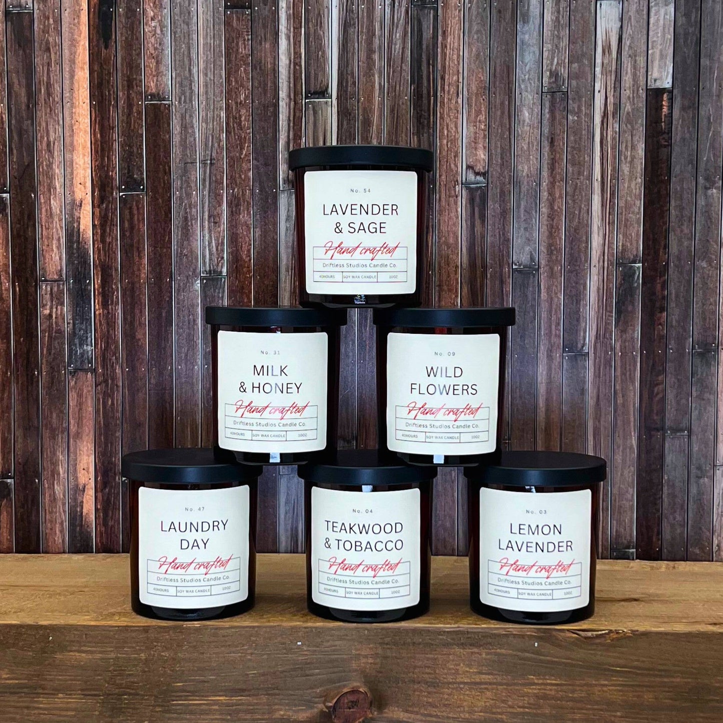 Teakwood Tobacco Everyday Soy Wax Candles - Father's Day