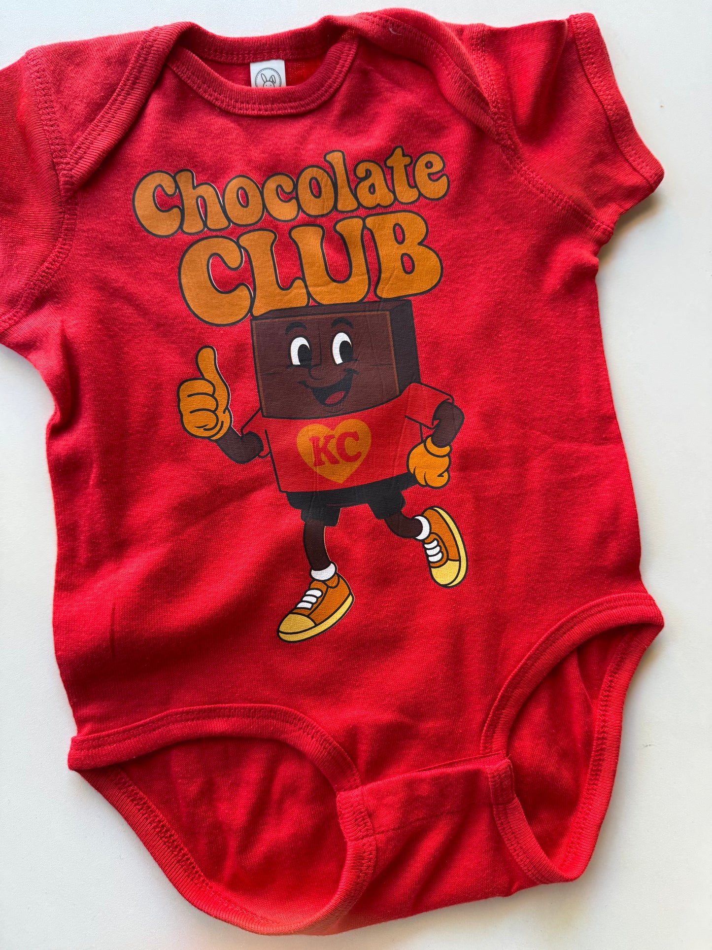 Baby onesies- Chocolate Club