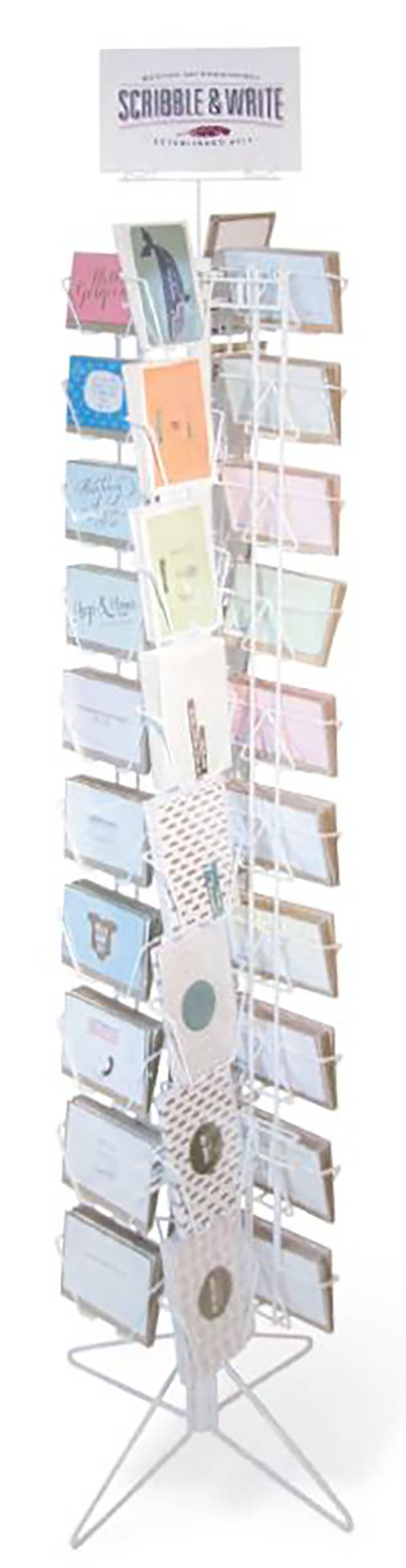 Spinner Part Slim Flex Display 4 x 6 Stationery Card holder