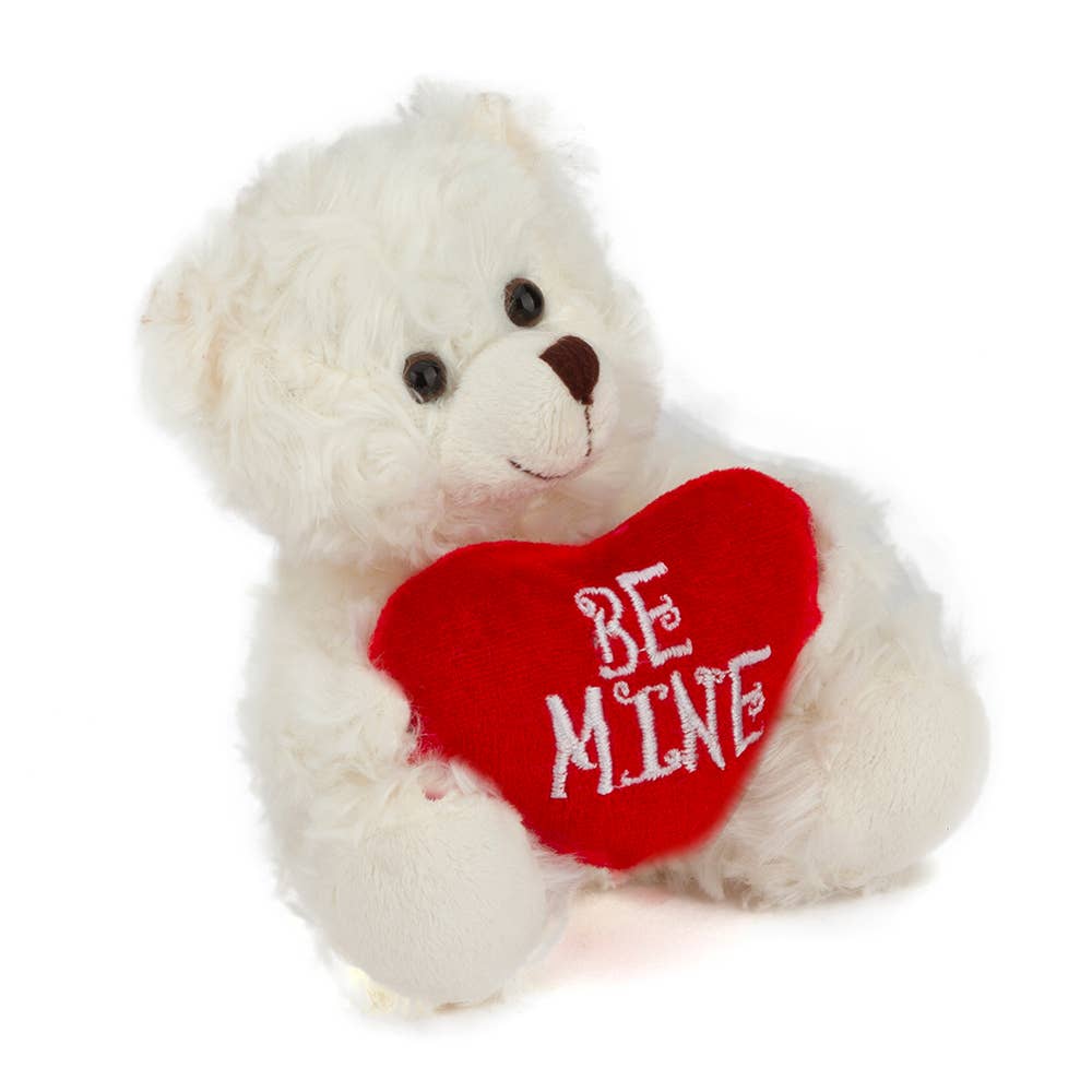 6″ & 9″ Valentine Teddy Bear | Bear Holding Be Mine Heart