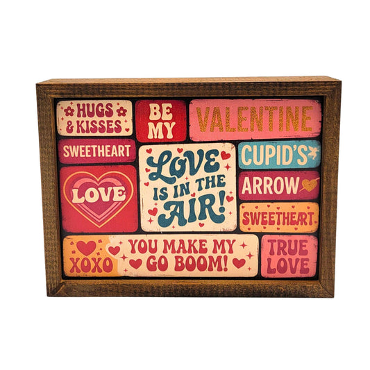 Valentine's Gifts Love Is In The Air Home Decor - Valentines
