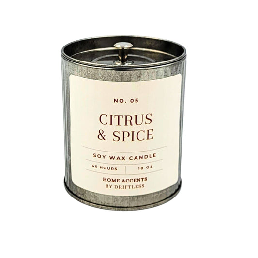 Citrus & Spice Holiday Candle - Home Decor Wholesale Candles