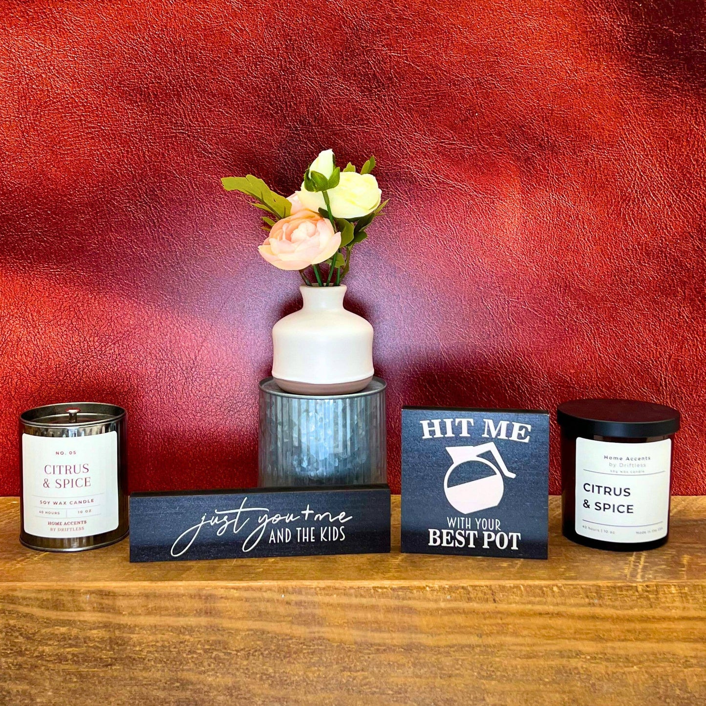 Citrus & Spice Holiday Candle - Home Decor Wholesale Candles