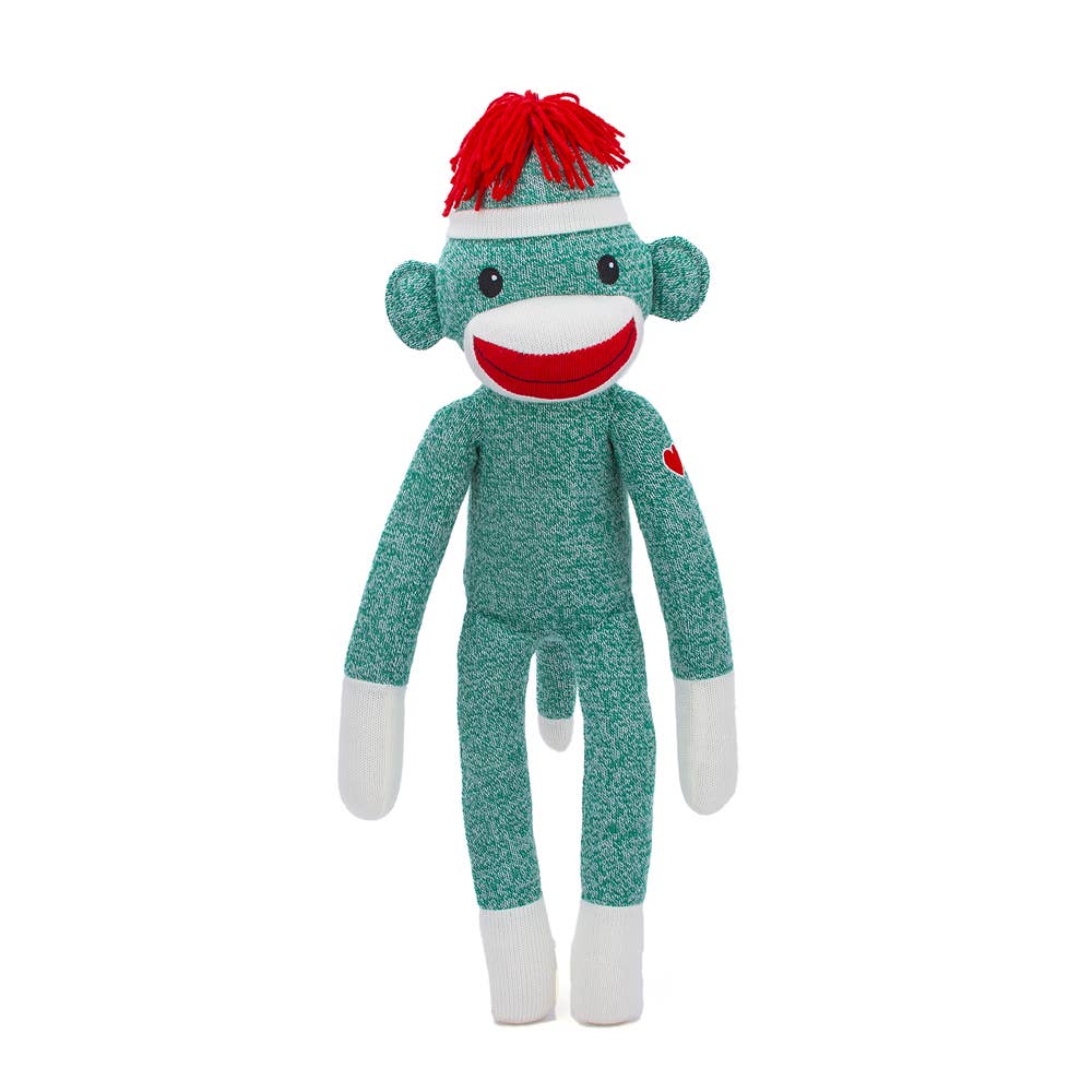 20″ Valentine Sock Monkey | Valentine Plush Monkey Gift