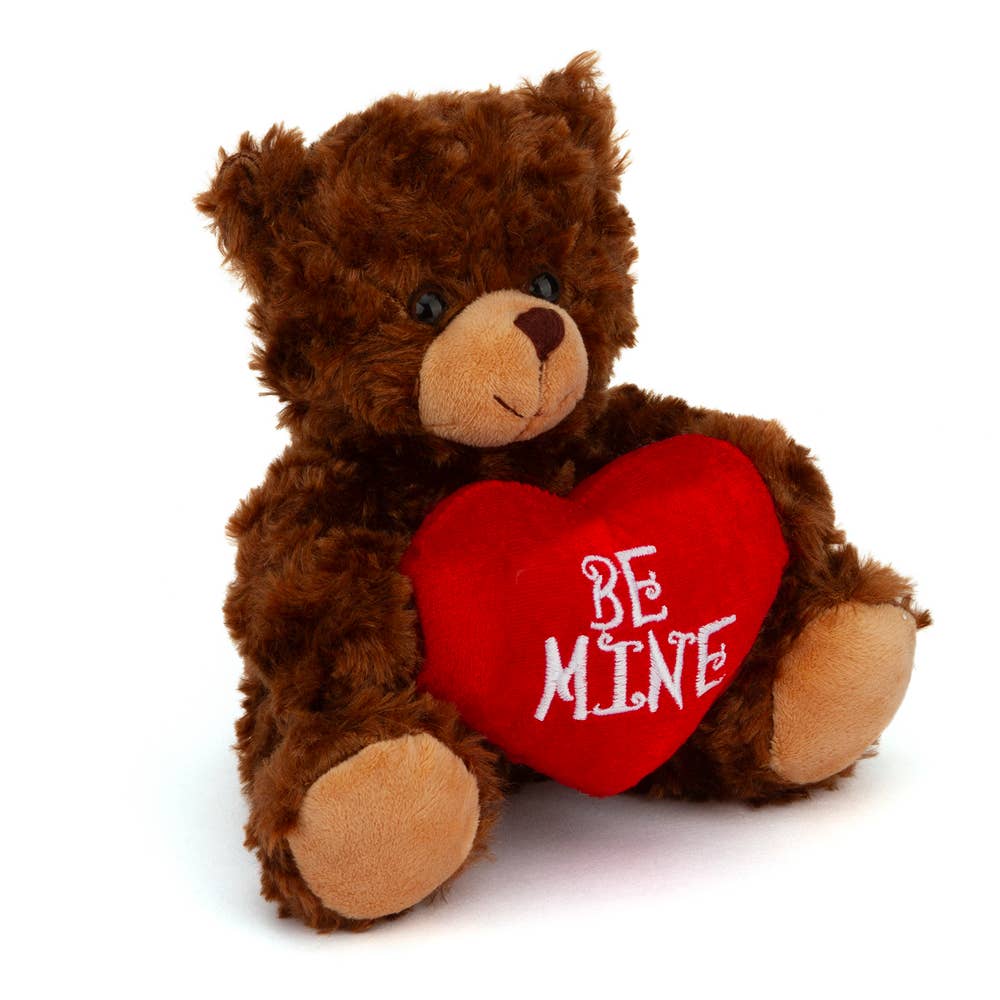 6″ & 9″ Valentine Teddy Bear | Bear Holding Be Mine Heart