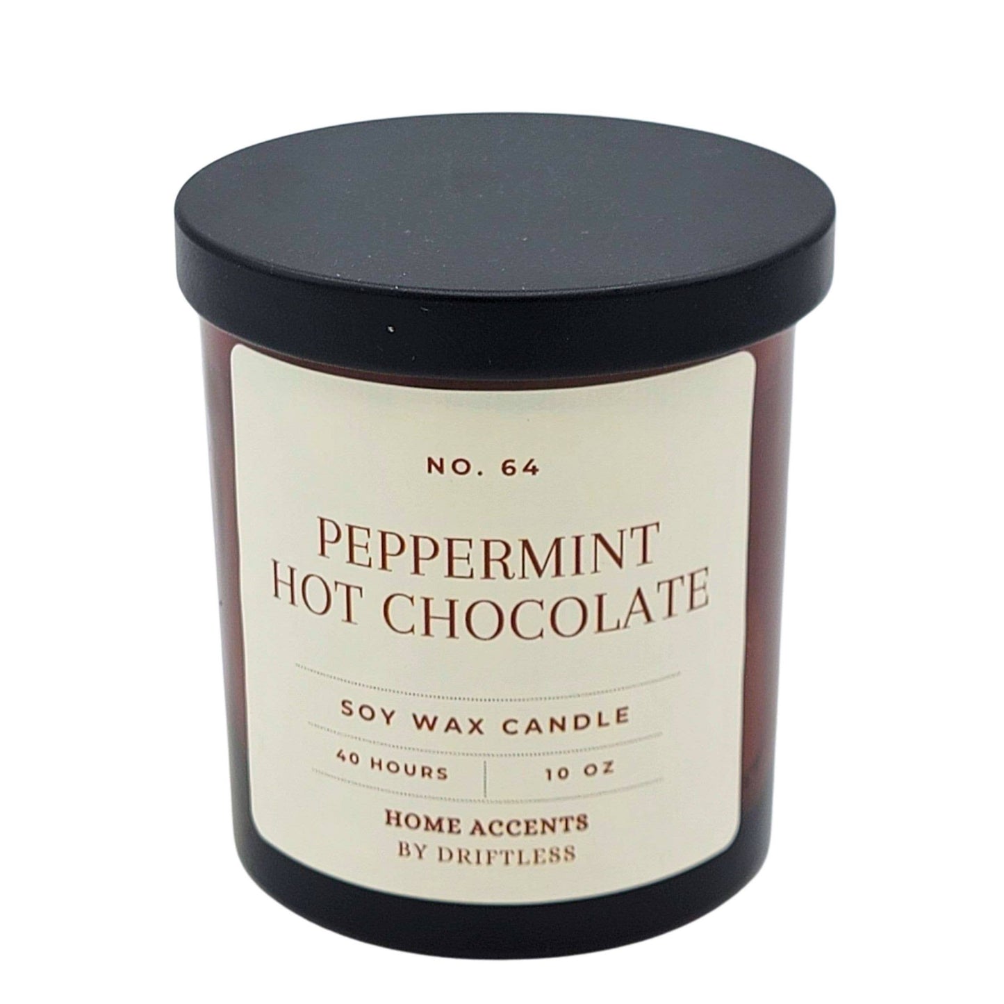 Peppermint Hot Chocolate Christmas Candles - Holiday Decor