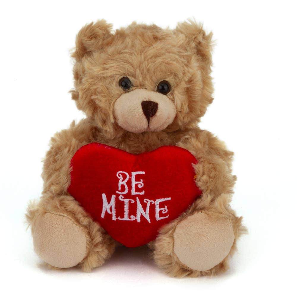 6″ & 9″ Valentine Teddy Bear | Bear Holding Be Mine Heart