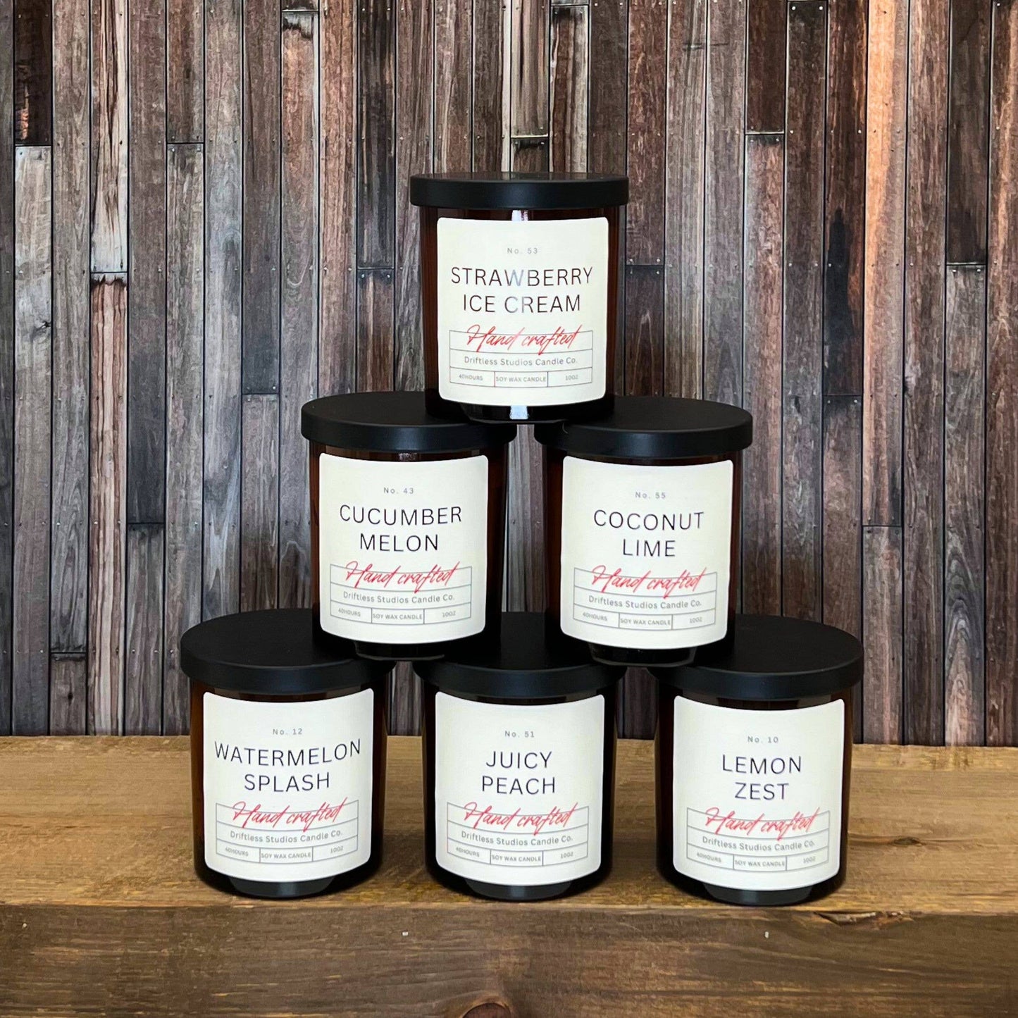 Lemon Zest Summer Soy Wax Candles - 10oz Wholesale Candles