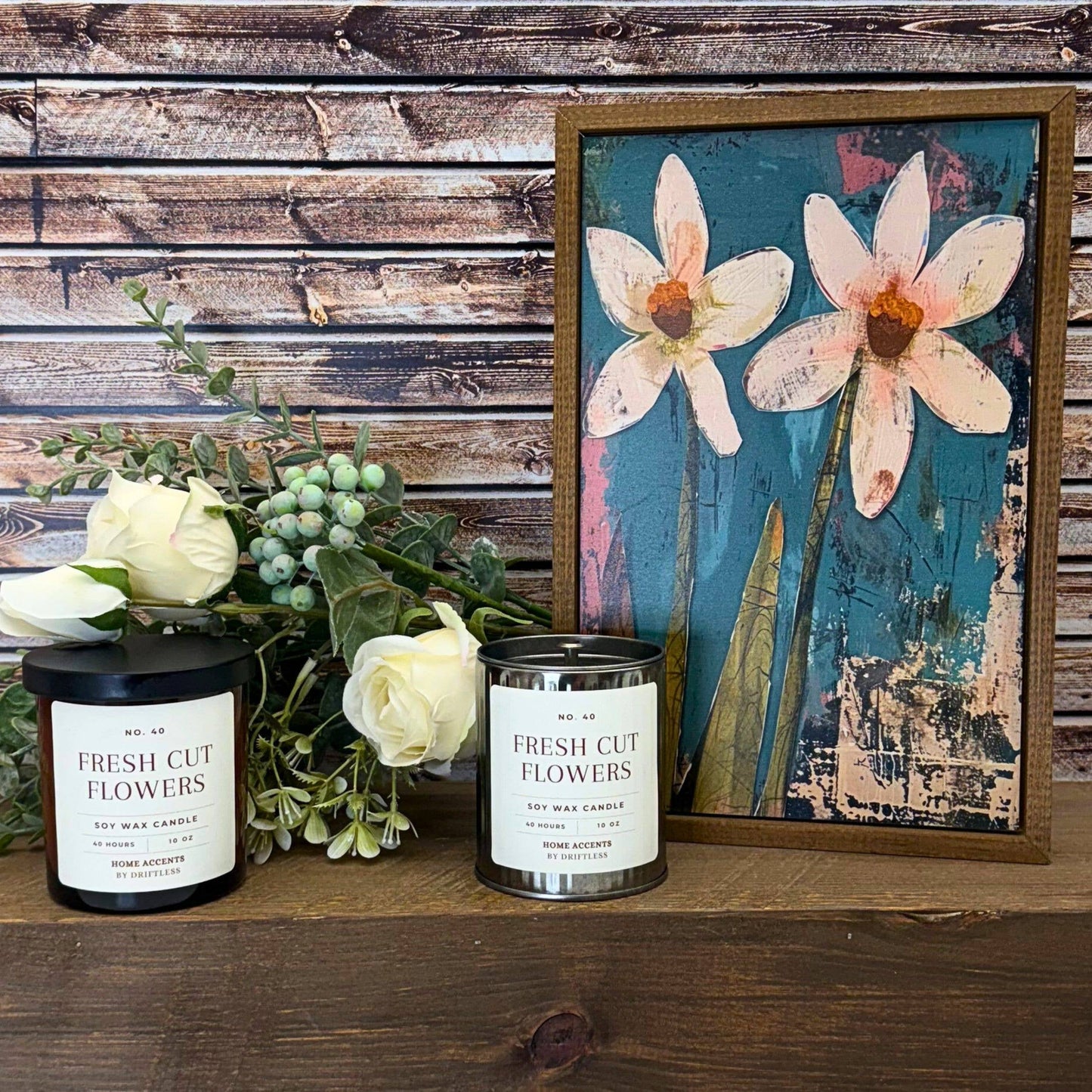Fresh Cut Flowers Soy Candles Wholesale - Valentine's Day