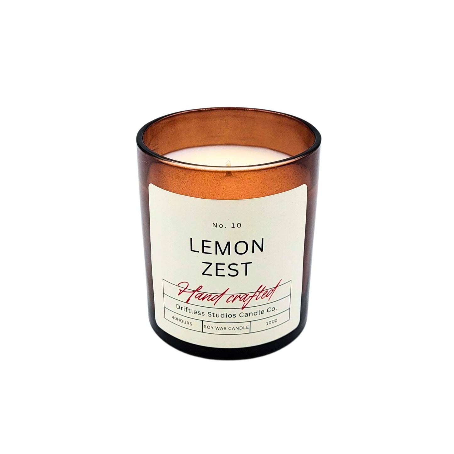 Lemon Zest Summer Soy Wax Candles - 10oz Wholesale Candles