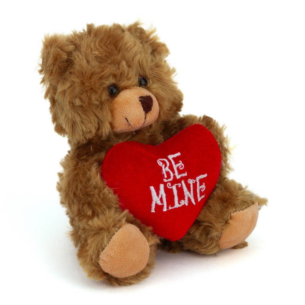 6" & 9" Valentine Teddy Bear with a Message on Holding Heart