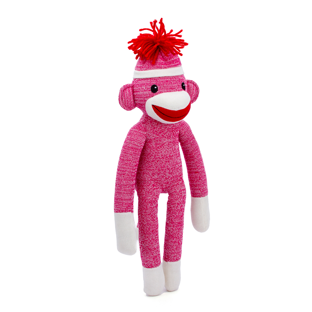 20″ Valentine Sock Monkey | Valentine Plush Monkey Gift
