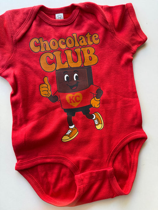 Baby onesies- Chocolate Club