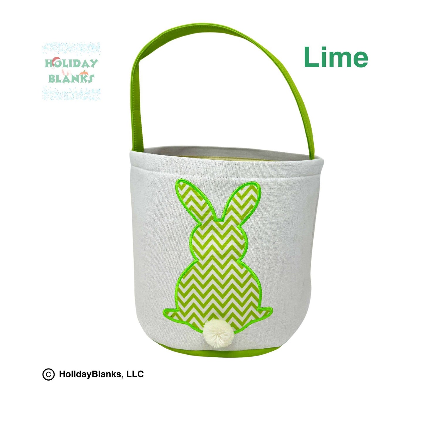 Chevron bunny easter basket blanks