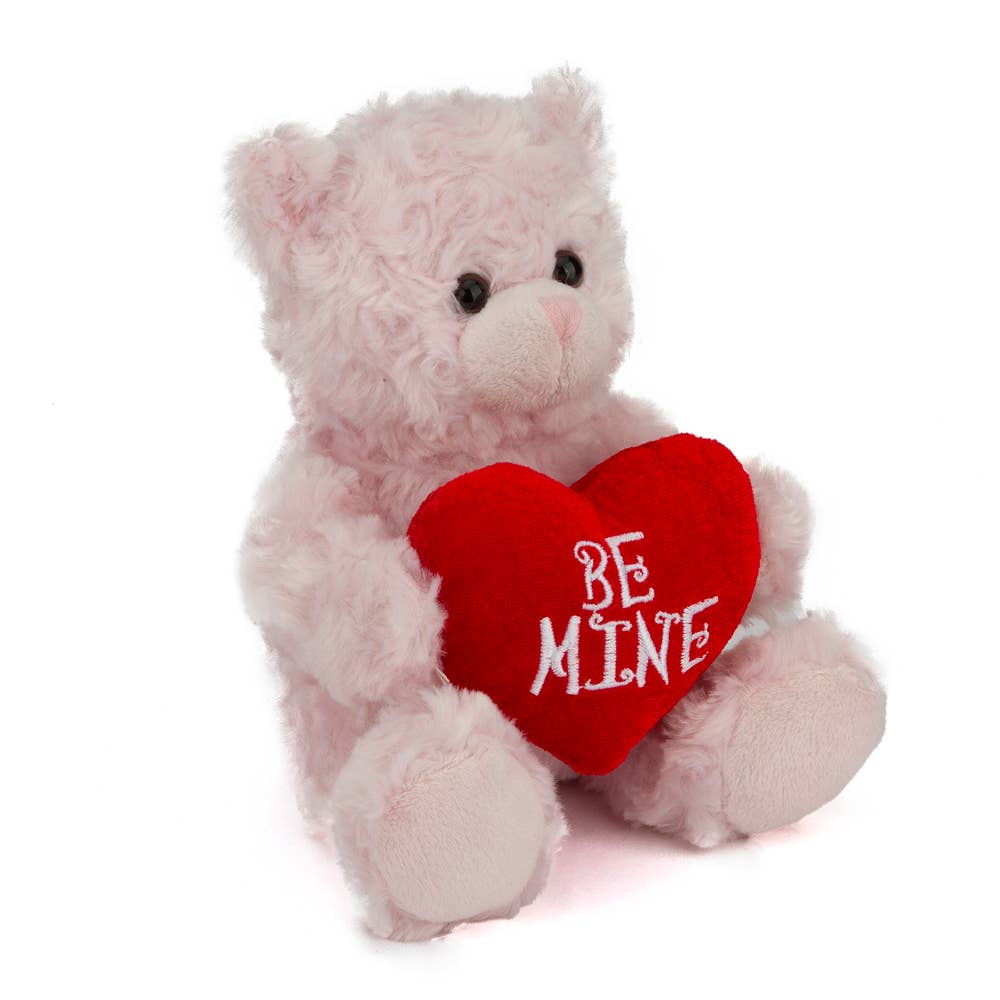6″ & 9″ Valentine Teddy Bear | Bear Holding Be Mine Heart