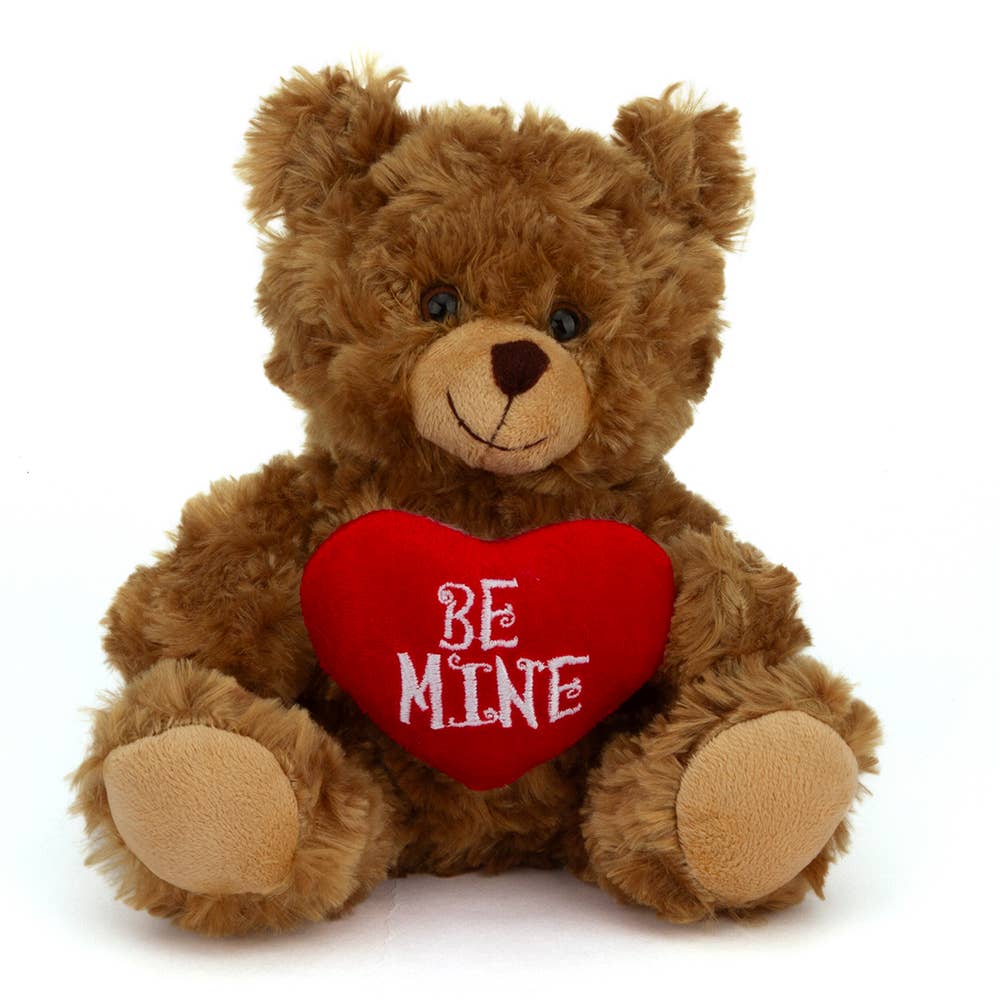 6" & 9" Valentine Teddy Bear with a Message on Holding Heart