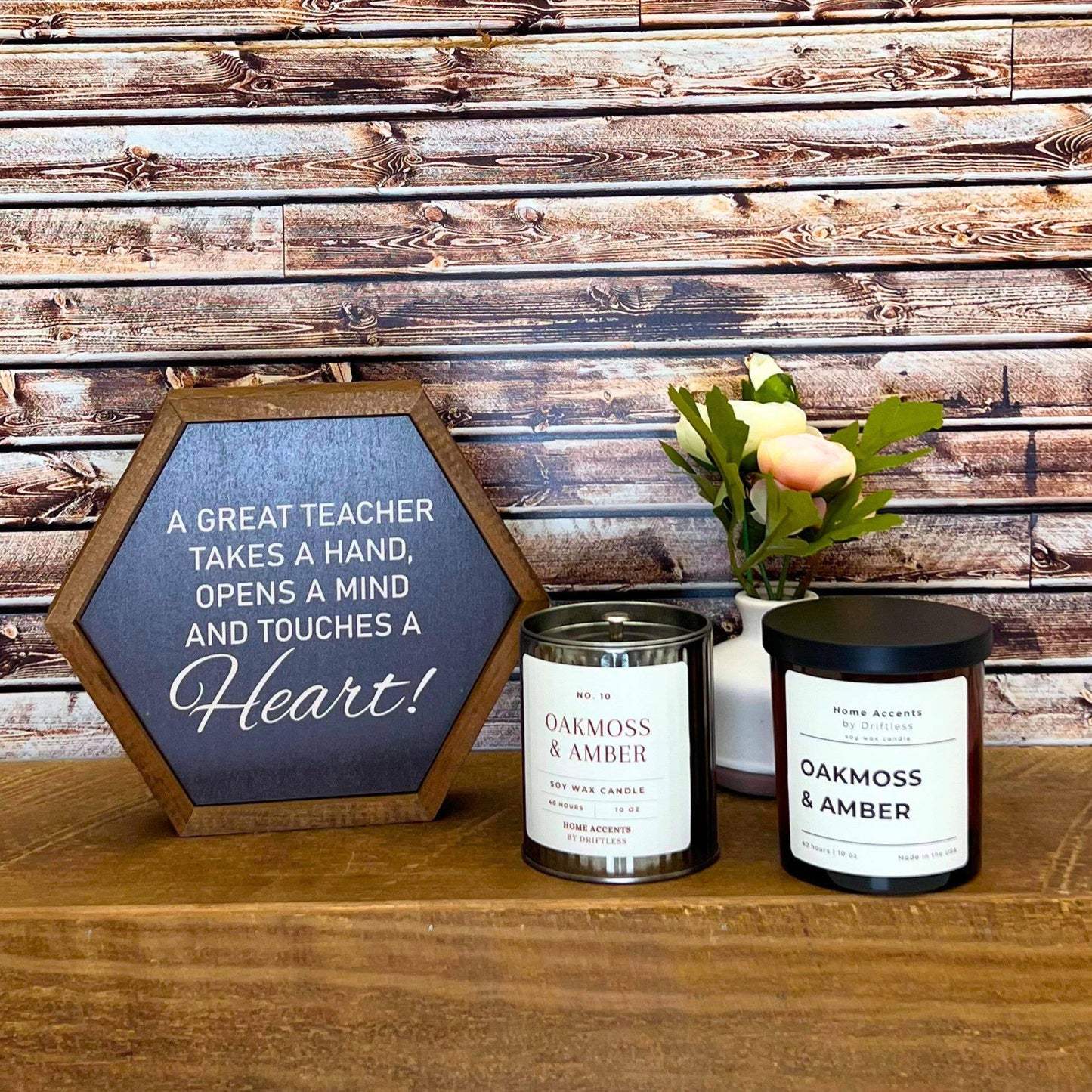 Oakmoss & Amber Fall Candle - Farmhouse Candles Wholesale