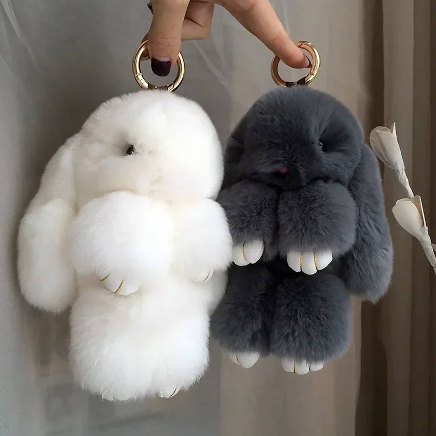 Holiday Rabbit Backpack Keychain Toy- Assorted