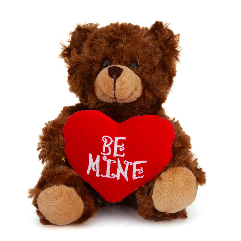 6″ & 9″ Valentine Teddy Bear | Bear Holding Be Mine Heart