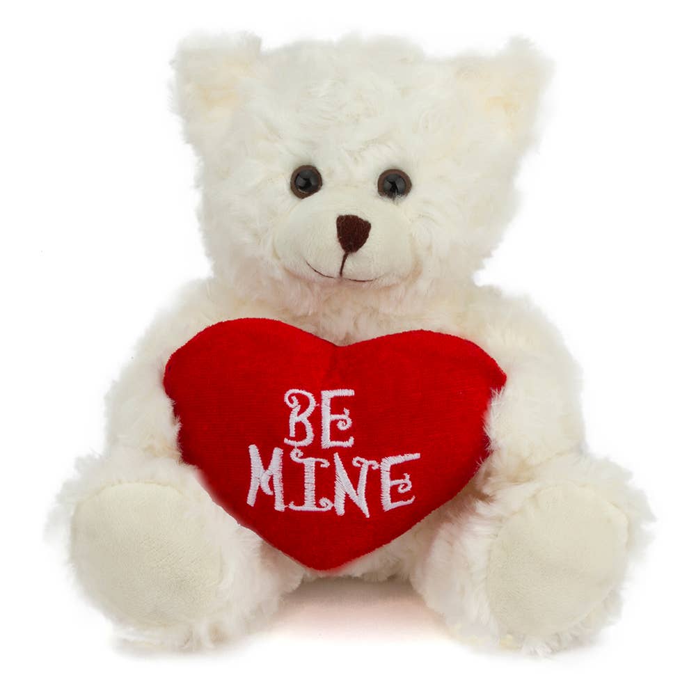 6″ & 9″ Valentine Teddy Bear | Bear Holding Be Mine Heart