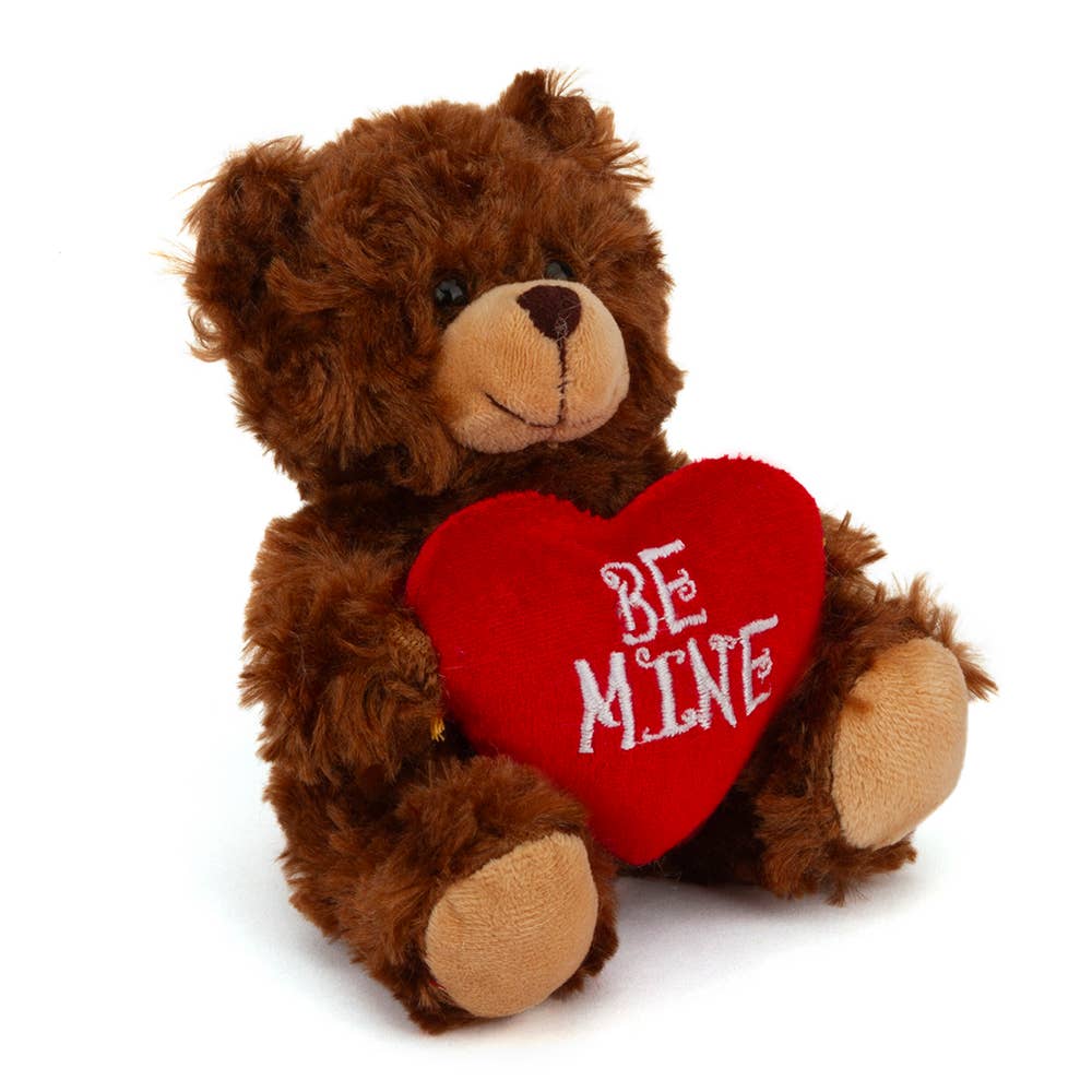 6″ & 9″ Valentine Teddy Bear | Bear Holding Be Mine Heart