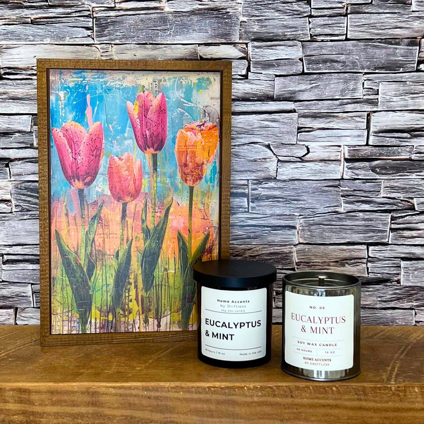 Eucalyptus & Mint Summer Candle - Home Decor Candles