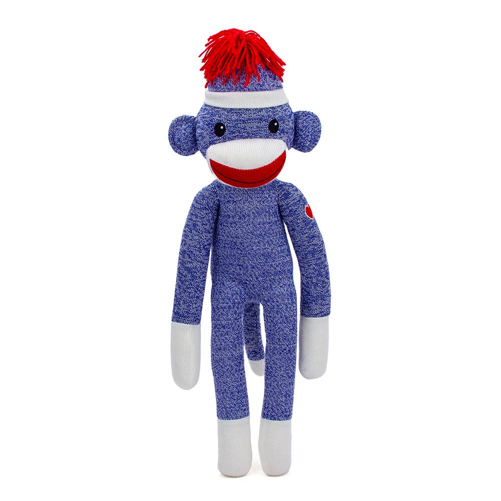 20″ Valentine Sock Monkey | Valentine Plush Monkey Gift
