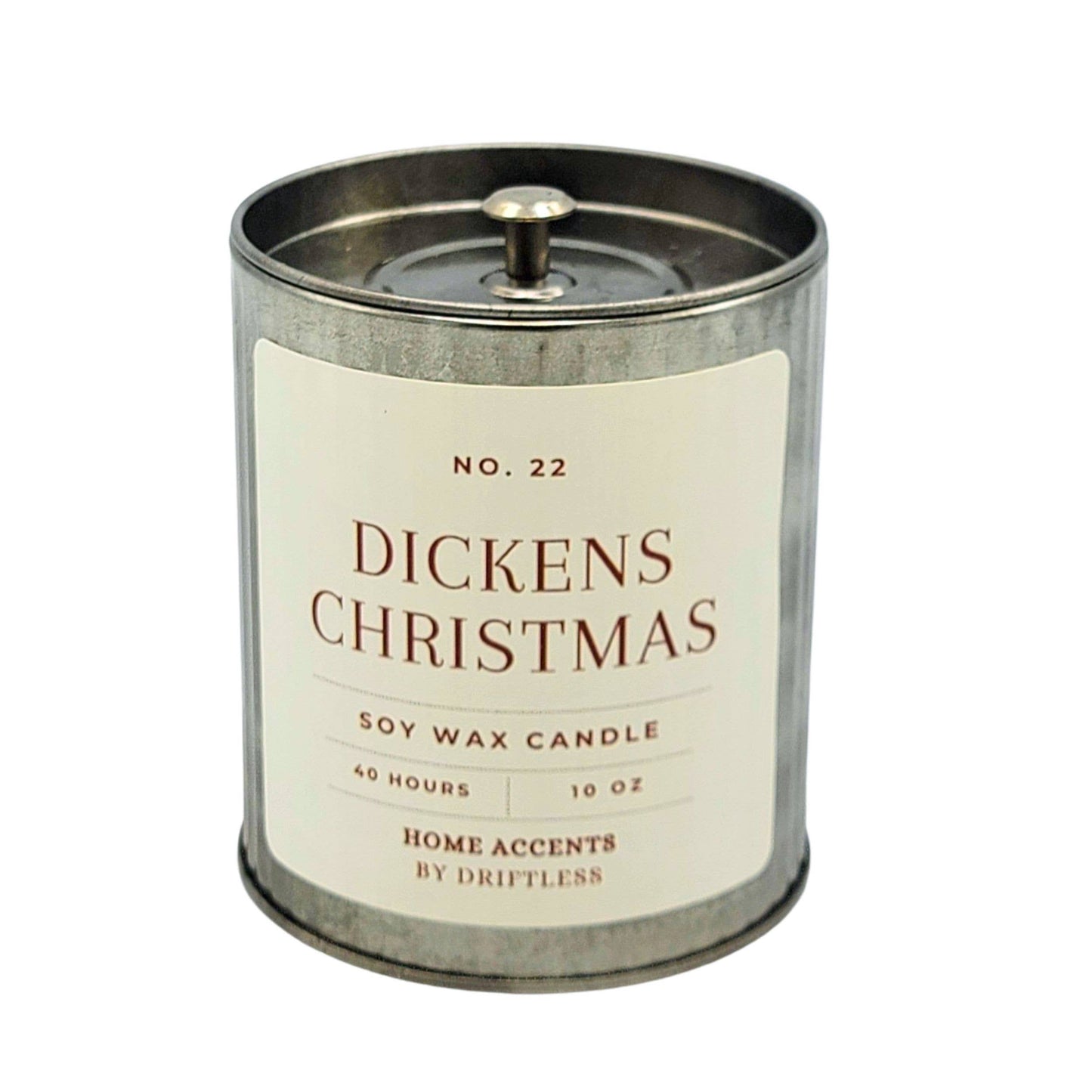 Dickens Christmas Vintage Farmhouse Candles - Holiday Decor