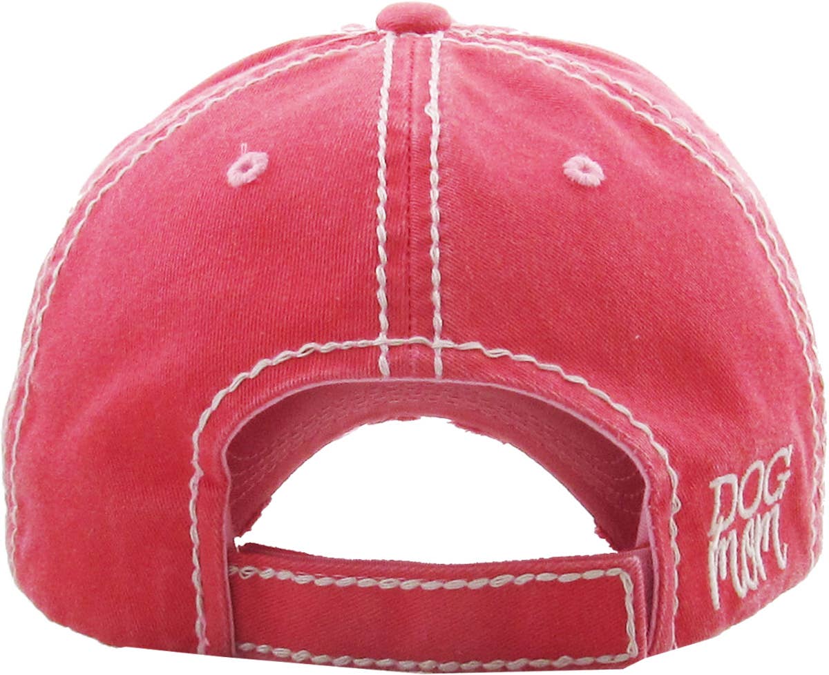 DOG MOM WASHED VINTAGE BALLCAP