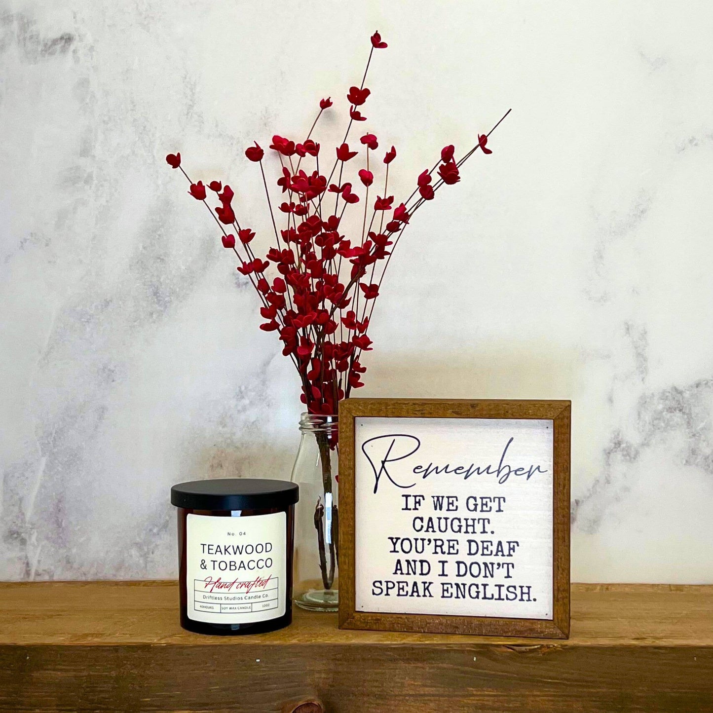 Teakwood Tobacco Everyday Soy Wax Candles - Father's Day