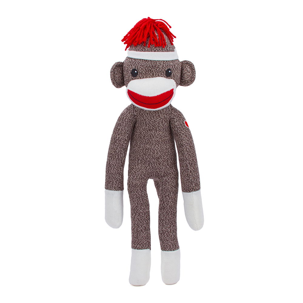 20″ Valentine Sock Monkey | Valentine Plush Monkey Gift