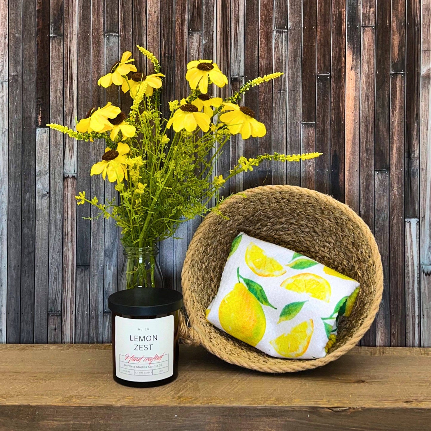 Lemon Zest Summer Soy Wax Candles - 10oz Wholesale Candles