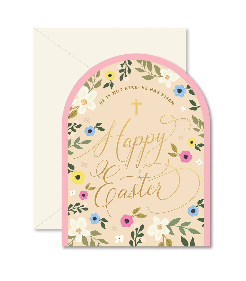 Happy Easter Arch Greeting Card