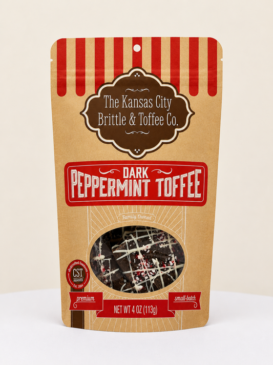 Dark Peppermint Toffee