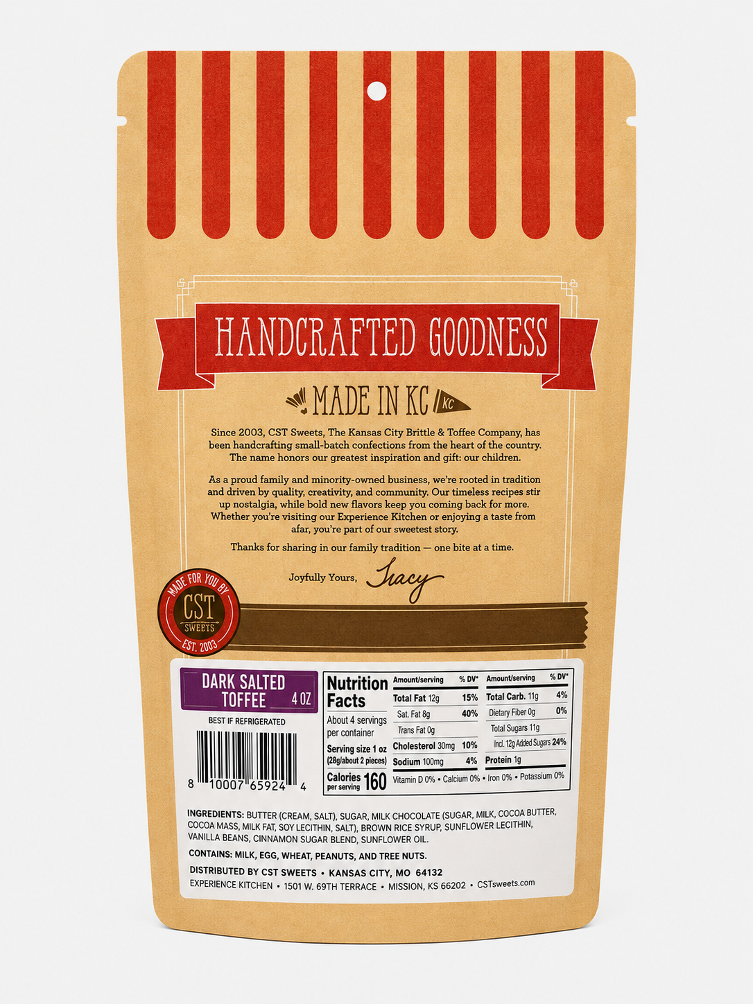 Dark Salted Toffee