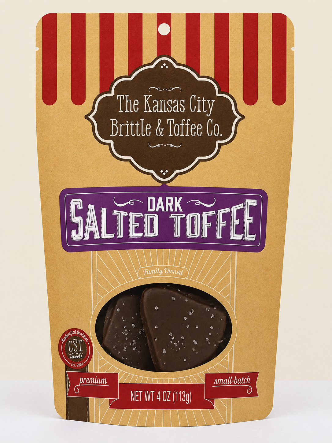 Dark Salted Toffee