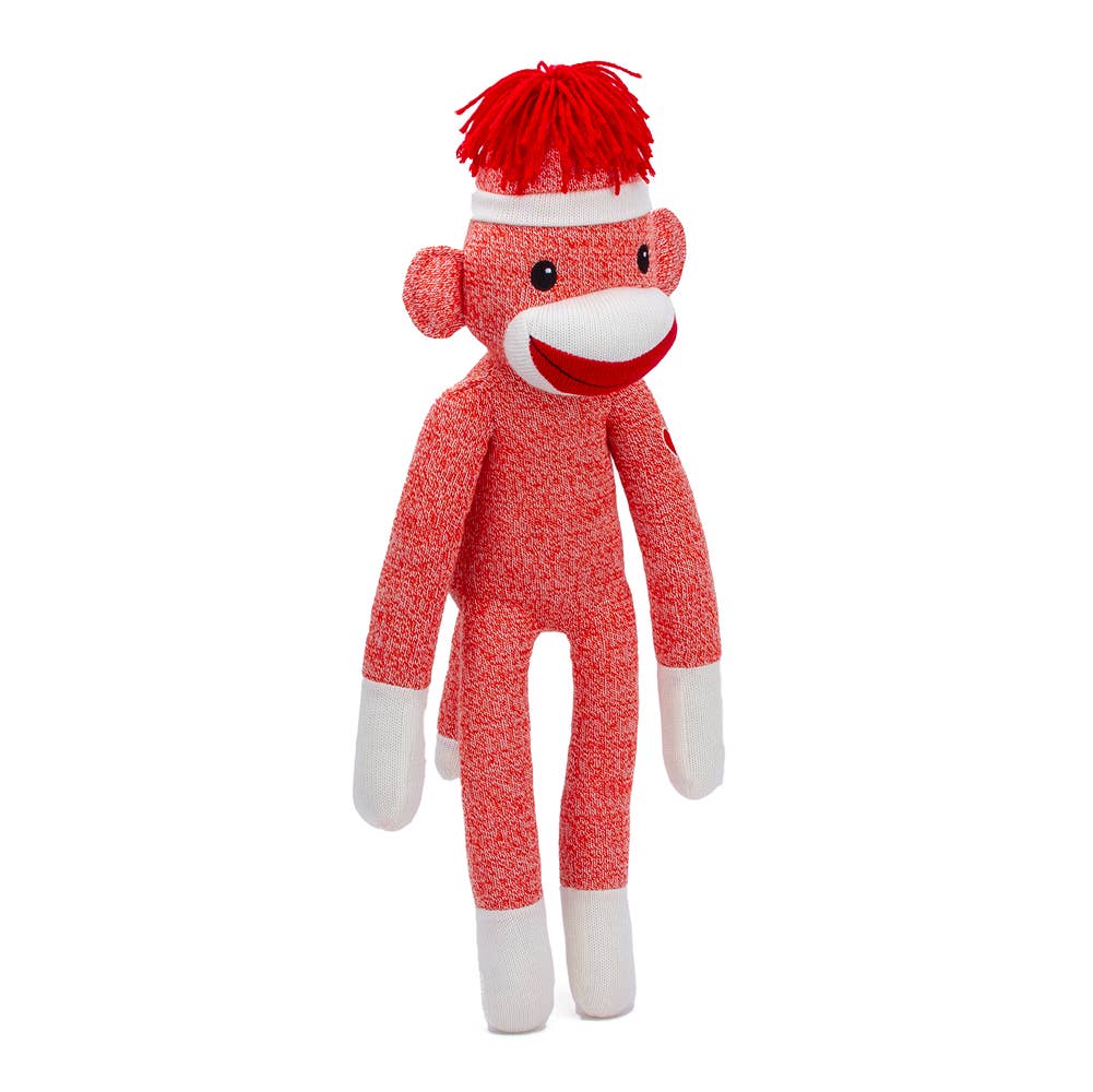 20″ Valentine Sock Monkey | Valentine Plush Monkey Gift