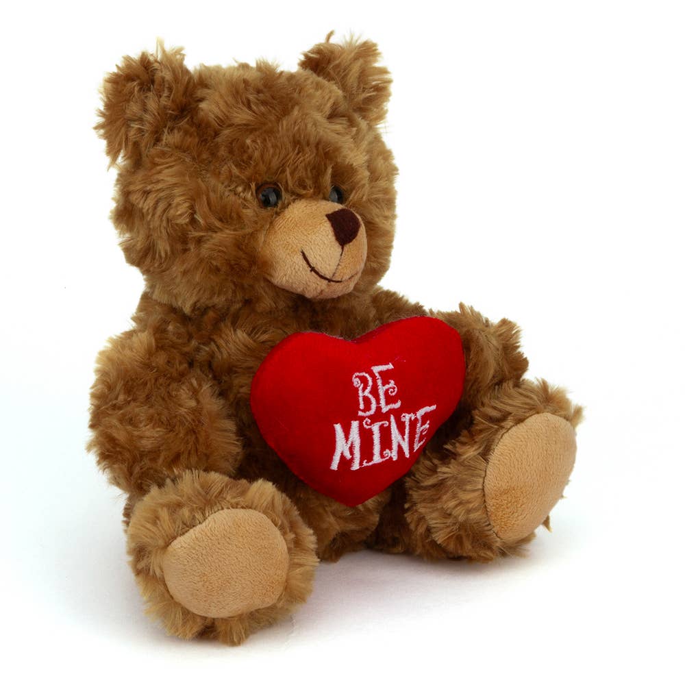 6" & 9" Valentine Teddy Bear with a Message on Holding Heart
