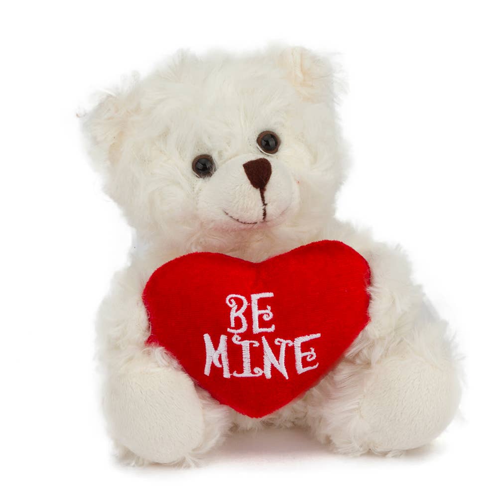 6″ & 9″ Valentine Teddy Bear | Bear Holding Be Mine Heart