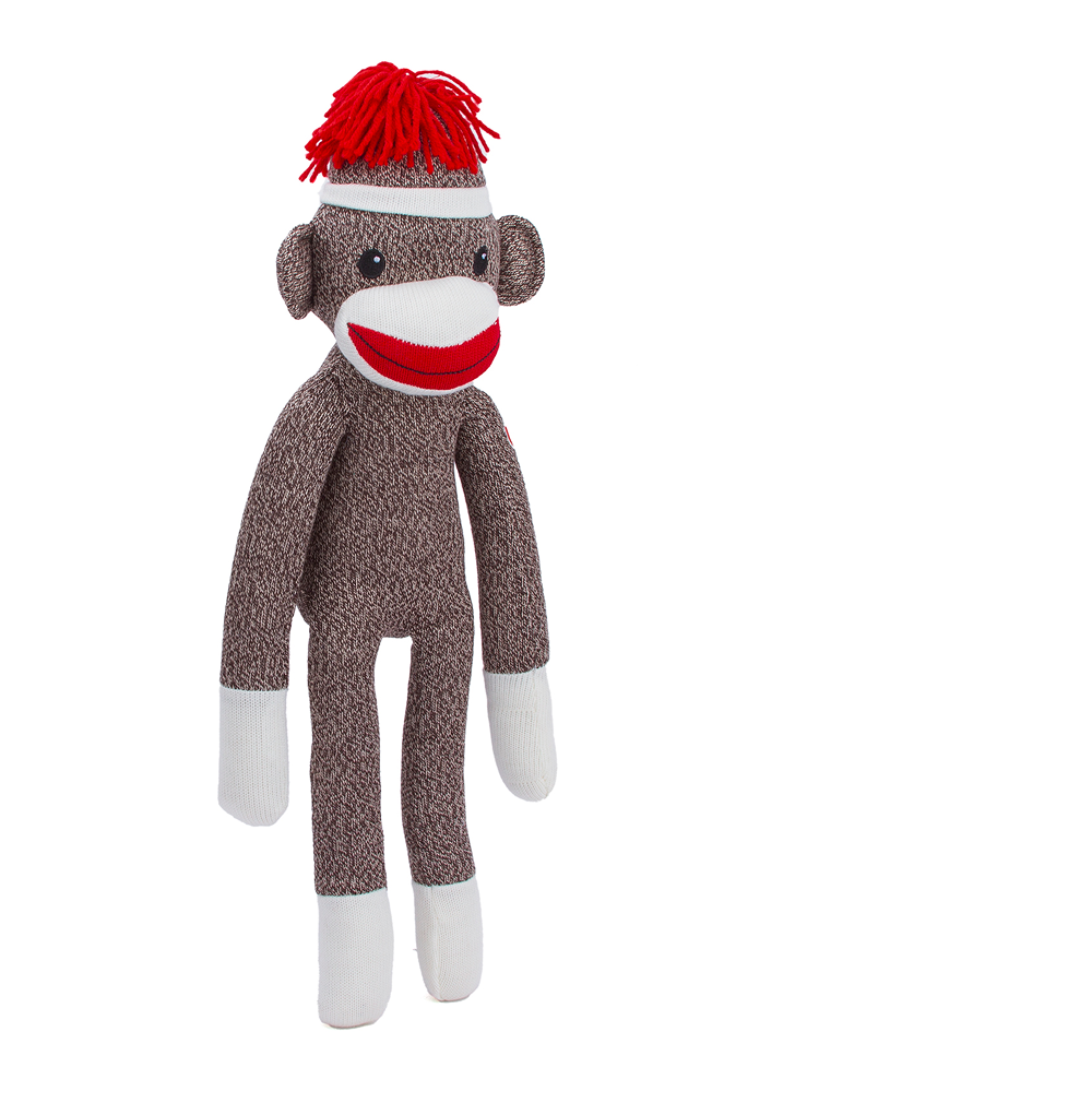 20″ Valentine Sock Monkey | Valentine Plush Monkey Gift