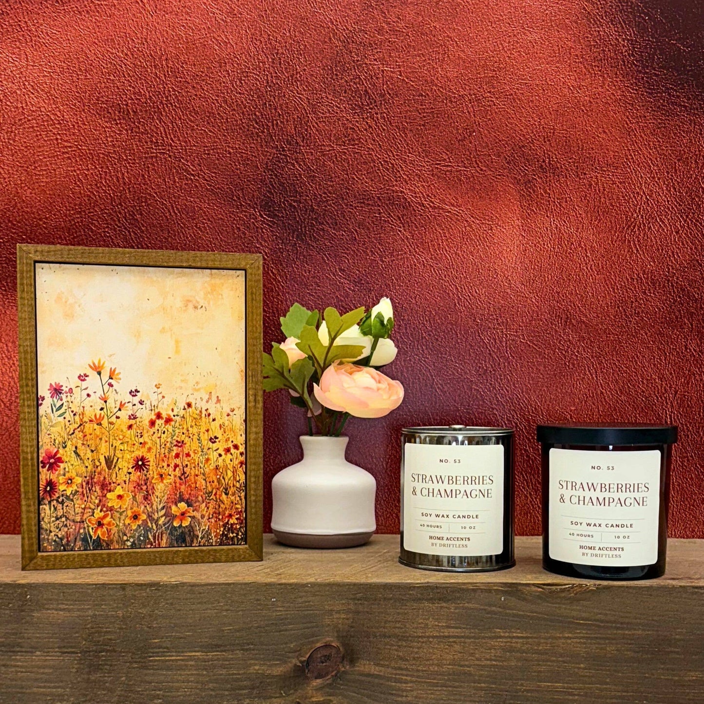 Strawberries & Champagne Candles Wholesale - Valentines Day