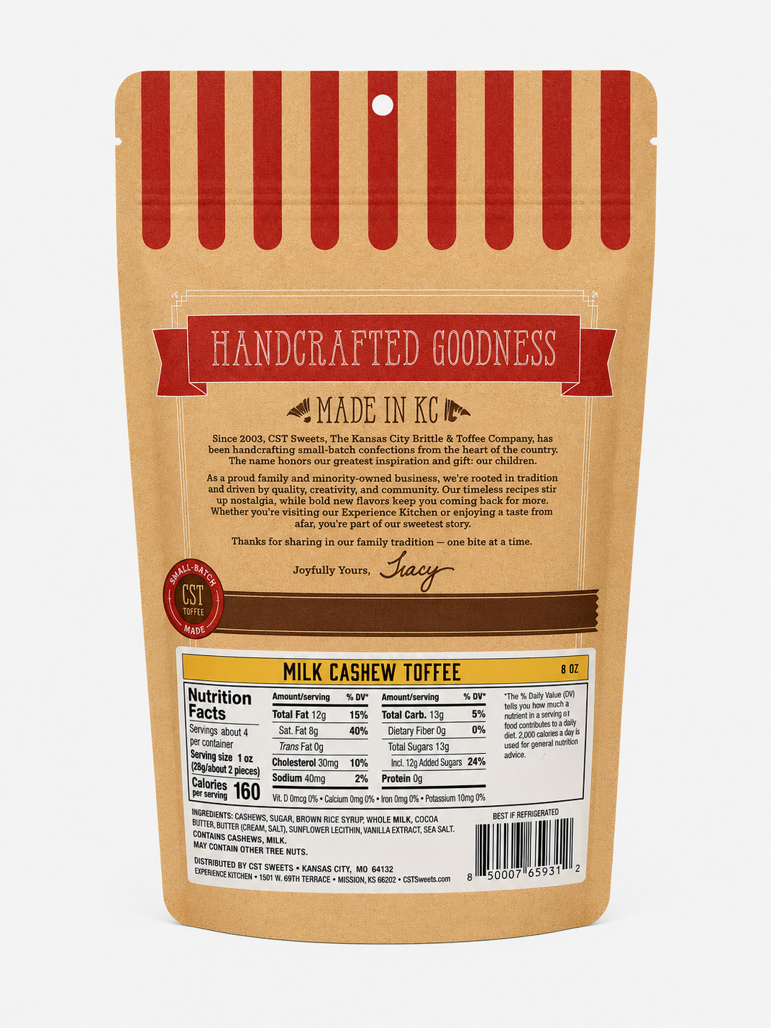 Milk Cashew Toffee