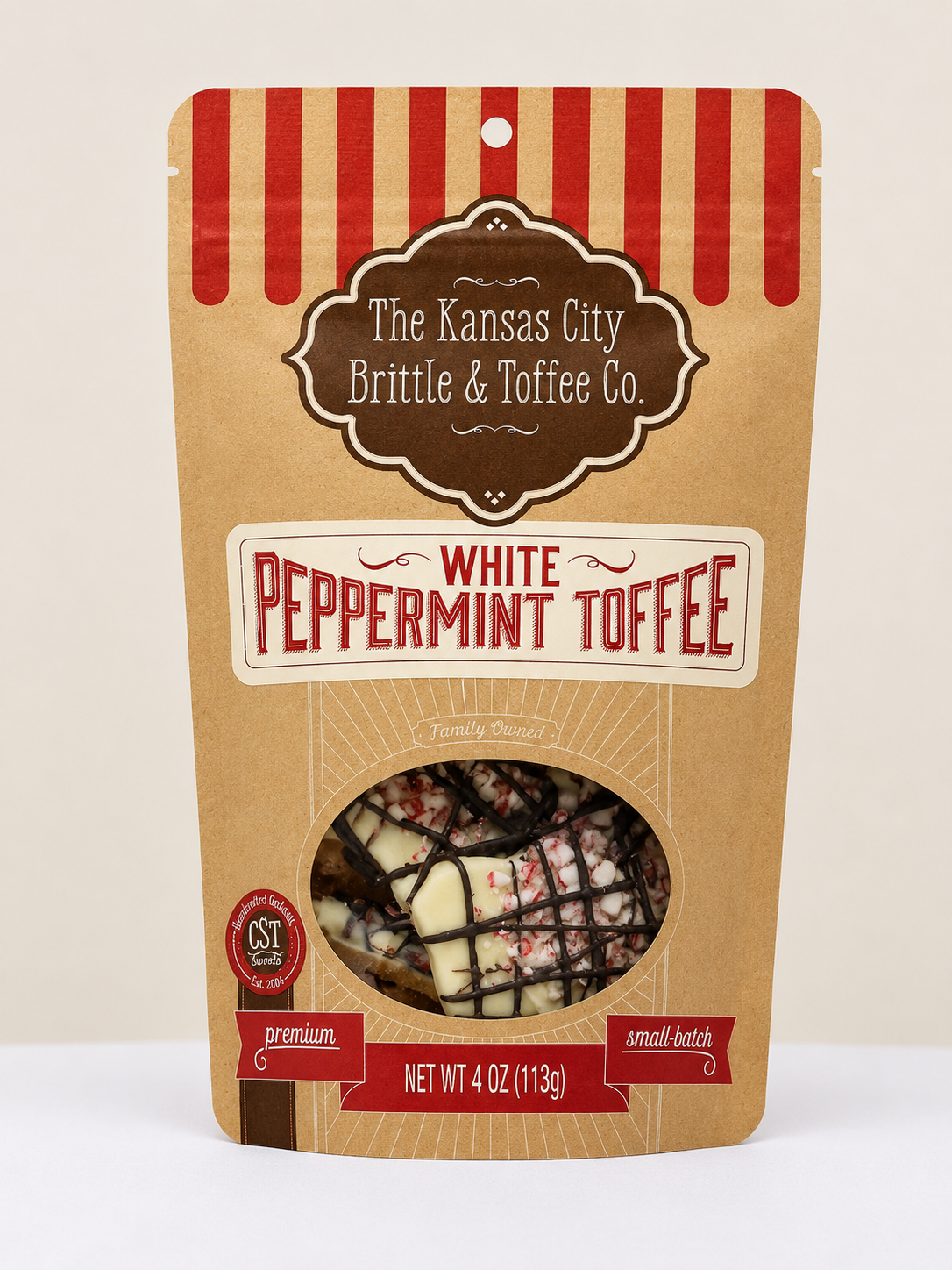 White Peppermint Toffee
