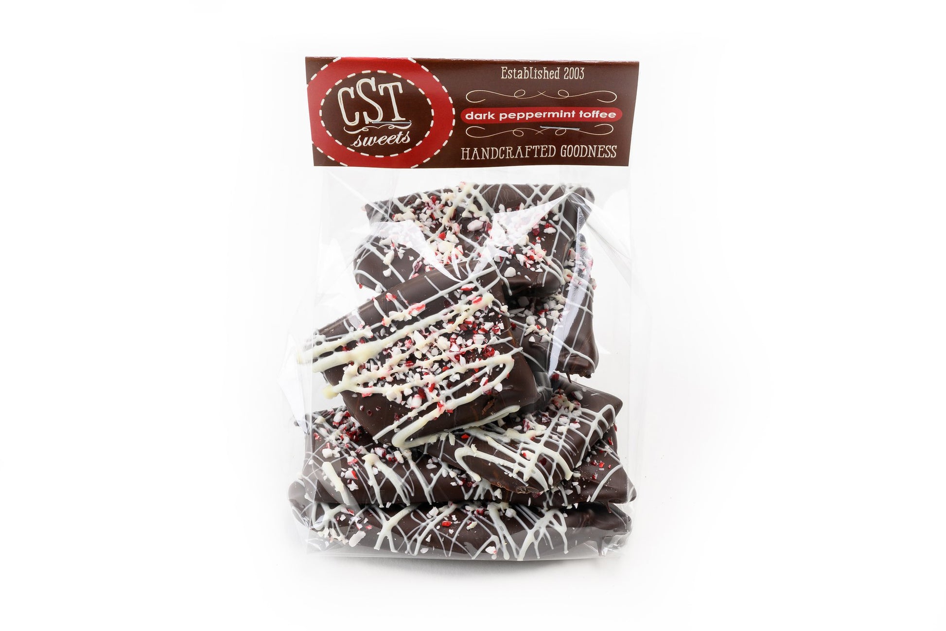 Dark Peppermint Toffee - CSTsweets