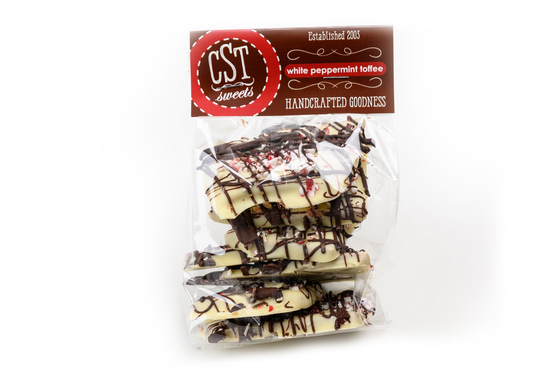 White Peppermint Toffee - CSTsweets