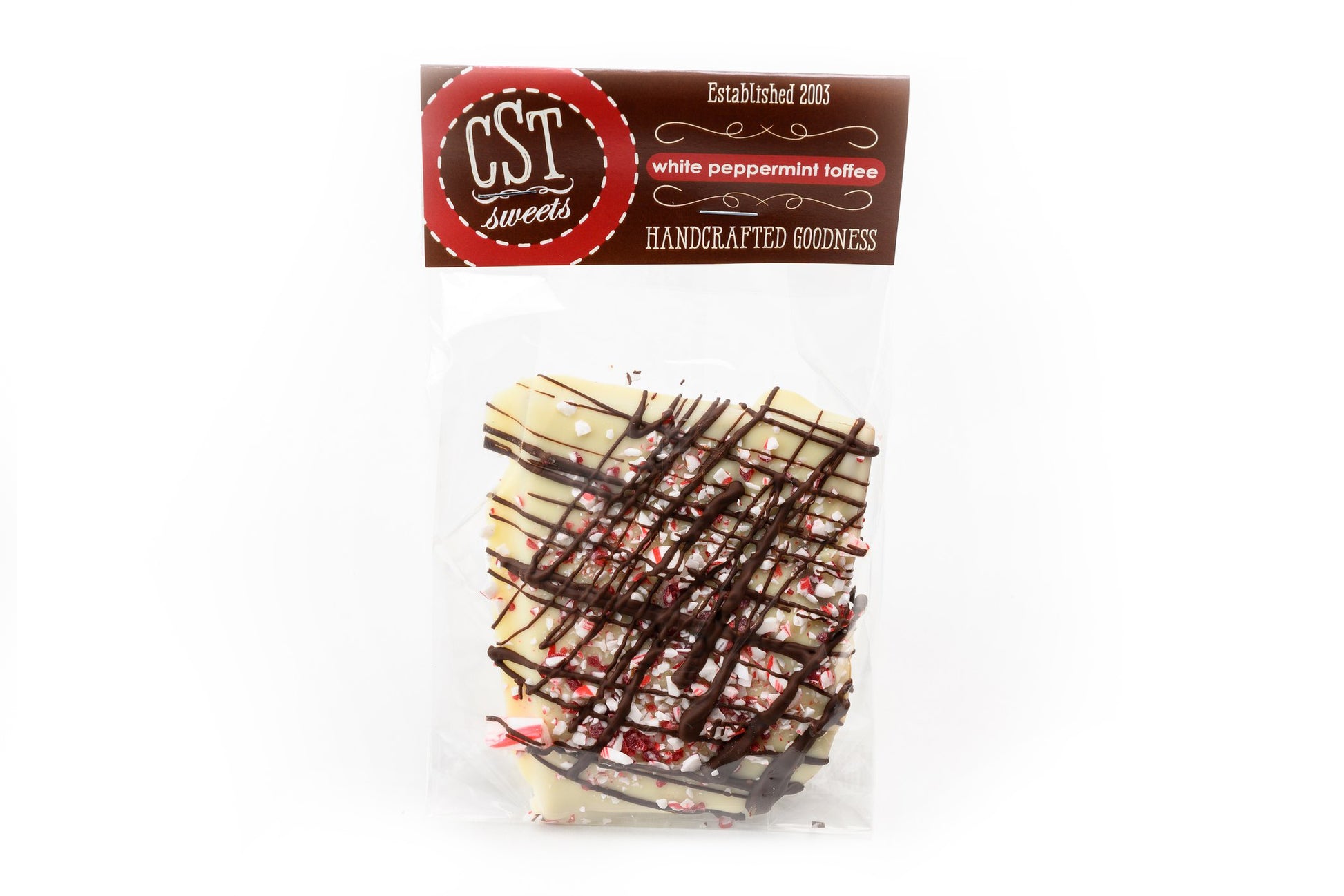 White Peppermint Toffee - CSTsweets
